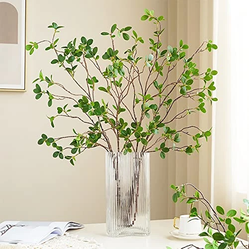 SzJias Faux Stems Artificial Branches For Vase Faux Branches Greenery Plant Stems For Vase Fake Tree Branches (3 Branches, 43.3 Inch/Branches) 4 SzJias Faux Stems Artificial Branches For Vase Faux Branches Greenery Plant Stems For Vase Fake Tree Branches (3 Branches, 43.3 Inch/Branches) - Image 2