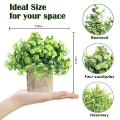 Joyhalo Fake Potted Plants - 3 Pack Artificial Plants In Pots Faux Plants Indoor For Home Room Bedroom Farmhouse Office Desk Decor 11 Joyhalo Fake Potted Plants - 3 Pack Artificial Plants In Pots Faux Plants Indoor For Home Room Bedroom Farmhouse Office Desk Decor -Artificial Trees Store 516oATprbxL