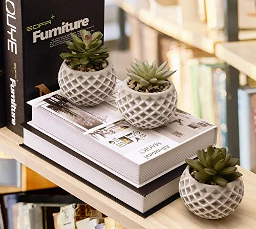 Succulent Decor, Fake Succulents, Succulent Wall Decor, Succulents Artificial Decor, Small Fake Plant, Succulent Decoration, Potted Plants, Set Of 3 Succulents 4 Succulent Decor, Fake Succulents, Succulent Wall Decor, Succulents Artificial Decor, Small Fake Plant, Succulent Decoration, Potted Plants, Set Of 3 Succulents - Image 2