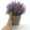 Velener Mini Artificial Flowers Provence Lavender Arrangements In Pots For Home Decor (Purple) 1 Velener Mini Artificial Flowers Provence Lavender Arrangements In Pots For Home Decor (Purple) -Artificial Trees Store 518MouzL9QL