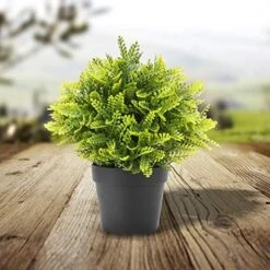 FLORALEAF Artificial Plants Small Fake Plant Green Topiaries Potted Décor Plastic Flowers Plant For Home Office Farmhouse Bathroom Tabletop Indoor Décor Ivy Flower, 19 Packs -Artificial Trees Store 518UO AoYLL. AC 6