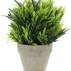 Velener Artificial Grass Potted Plant - Emerald Green Home Decor, Pumpkin Topiary Outdoor & Indoor Fall Plants Home Decor Accents, Coastal Kitchen, Countertops, Classroom, Farmhouse Christmas Decor -Artificial Trees Store 519v9r4cAqL