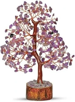 JAGASY Lapis Lazuli - Crystal Tree Of Life - Gemstone Money Tree - Holistic Gifts For Women - Crystal Bonsai Tree - Desk Decorations For Women Office - Meditation Decor - Good Luck Spiritual Gift -Artificial Trees Store 51AJtFDiIEL. AC