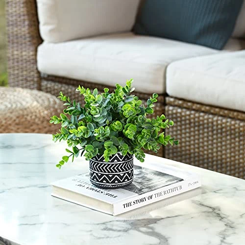 Kazeila 3 Pack Artificial Potted Plants,Fake Snake Plant,Greenery Eucalyptus Leaves And Flocked Sage Plant,Faux Desk Plants For Indoor Home Office Farmhouse Kitchen Bathroom Table Decor 3 Kazeila 3 Pack Artificial Potted Plants,Fake Snake Plant,Greenery Eucalyptus Leaves And Flocked Sage Plant,Faux Desk Plants For Indoor Home Office Farmhouse Kitchen Bathroom Table Decor