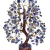 JAGASY Lapis Lazuli - Crystal Tree Of Life - Gemstone Money Tree - Holistic Gifts For Women - Crystal Bonsai Tree - Desk Decorations For Women Office - Meditation Decor - Good Luck Spiritual Gift -Artificial Trees Store 51Ask8lpSJL
