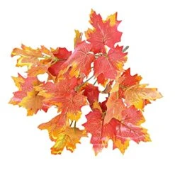 Sunrisee 2 Pcs Artificial Maple Shrubs Fake Plants Fall Maple Leaf Bunches For Halloween Home Garden Office Decor, 11.8'' 9 Sunrisee 2 Pcs Artificial Maple Shrubs Fake Plants Fall Maple Leaf Bunches For Halloween Home Garden Office Decor, 11.8'' -Artificial Trees Store 51Aug4EdgiL