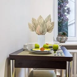 PYSAZI 12 Pcs Natural Dried Palm Leaves Boho Dried Palm Spears Leaves Bulk Small Dried Real Palm Fans Dry Palm Leaves With Stems Dried Leaf Boho Home Décor For Vase Wedding Office Home 43.5*12cm 13 PYSAZI 12 Pcs Natural Dried Palm Leaves Boho Dried Palm Spears Leaves Bulk Small Dried Real Palm Fans Dry Palm Leaves With Stems Dried Leaf Boho Home Décor For Vase Wedding Office Home 43.5*12cm -Artificial Trees Store 51BHTkclinL