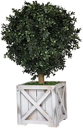 Tin Roof Interiors 24" Tall Artificial Boxwood Shrubs (2), Includes Galvanized Metal Pot, Outdoor Ready, Natural Looking Fake Potted Shrubs 14 Tin Roof Interiors 24" Tall Artificial Boxwood Shrubs (2), Includes Galvanized Metal Pot, Outdoor Ready, Natural Looking Fake Potted Shrubs - Image 12