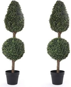 Bornbridge Artificial Topiary Ball Tree - 4' Ball Tree - Indoor/Outdoor Topiary Trees - Artificial Outdoor Plants (2 Pack, Wintergreen - Pinnacle) 11 Bornbridge Artificial Topiary Ball Tree - 4' Ball Tree - Indoor/Outdoor Topiary Trees - Artificial Outdoor Plants (2 Pack, Wintergreen - Pinnacle) -Artificial Trees Store 51BvCWm8IFL. AC