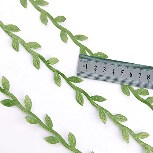 Supla 327 Ft Artificial Vines Fake Hanging Plants Leaves Ribbon Leaf Vine Trim Foliage Rattan DIY Wreath Foliage Green Leaves Ribbon Decorative Home Wall Garden Wedding Party Wreaths Decor 4 Supla 327 Ft Artificial Vines Fake Hanging Plants Leaves Ribbon Leaf Vine Trim Foliage Rattan DIY Wreath Foliage Green Leaves Ribbon Decorative Home Wall Garden Wedding Party Wreaths Decor - Image 2