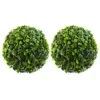 AUEAR, Artificial Boxwood Topiary Plant Balls Decorative For Table Decoration Garden Wedding Decor (7 Inch Diameter, 2 Pack) -Artificial Trees Store 51DgwoDGo4L