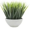 Velener Farmhouse Fake Grass Artificial Plants For Home Decor Indoor Tabletop Plant Book Shelf Small Desk Office Balcony TV Stand Decorations For Living Room Dorm Kitchen Counter Rustic Bathroom Décor
