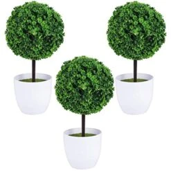 FOMIYES Artificial Plants 3pcs Potted Topiary Balls Mini Potted Boxwood Artificial Greenery Plant In Pot Table Centerpiece For Farmhouse Mantel Shelf Office Desk Decor Home Decor 10 FOMIYES Artificial Plants 3pcs Potted Topiary Balls Mini Potted Boxwood Artificial Greenery Plant In Pot Table Centerpiece For Farmhouse Mantel Shelf Office Desk Decor Home Decor -Artificial Trees Store 51FKmGW58iL