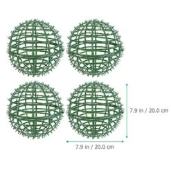 BESTOYARD 4pcs Boxwood Topiary Ball Frames DIY Boxwood Ball Support Cage Topiary Plants Round Frame Flower Arrangement Garden Outdoor Decor 20cm 9 BESTOYARD 4pcs Boxwood Topiary Ball Frames DIY Boxwood Ball Support Cage Topiary Plants Round Frame Flower Arrangement Garden Outdoor Decor 20cm -Artificial Trees Store 51GIQ10T5RL