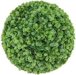SunnyRoyal Topiary Ball Artificial Outdoor Boxwood Balls Topiary Lifelike Plants, Round Topiary For Indoor/Outdoor Decore, Rose Leaf 15 Inch, 1 Piece 23 SunnyRoyal Topiary Ball Artificial Outdoor Boxwood Balls Topiary Lifelike Plants, Round Topiary For Indoor/Outdoor Decore, Rose Leaf 15 Inch, 1 Piece -Artificial Trees Store 51H1lCUoksL. AC 1