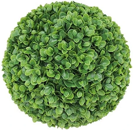 SunnyRoyal Topiary Ball Artificial Outdoor Boxwood Balls Topiary Lifelike Plants, Round Topiary For Indoor/Outdoor Decore, Rose Leaf 15 Inch, 1 Piece 10 SunnyRoyal Topiary Ball Artificial Outdoor Boxwood Balls Topiary Lifelike Plants, Round Topiary For Indoor/Outdoor Decore, Rose Leaf 15 Inch, 1 Piece - Image 8