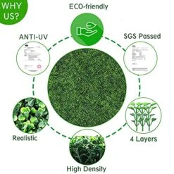 Kdgarden Artificial Plant Boxwood Topiary Balls 2PCS 15.7" UV Protected 4 Layers Faux Plants Decorative Balls For Outdoor Patio Garden Balcony Backyard And Indoor Home Wedding Decoration, Dark Green 8 Kdgarden Artificial Plant Boxwood Topiary Balls 2PCS 15.7" UV Protected 4 Layers Faux Plants Decorative Balls For Outdoor Patio Garden Balcony Backyard And Indoor Home Wedding Decoration, Dark Green -Artificial Trees Store 51HCmxmEP2L