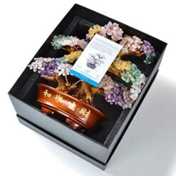 KALIFANO Large Tree Of Life (1,251 Gemstone Count) Chakra Crystal Tree With Healing Properties - Bonsai Feng Shui Money Tree For Healing And Luck -Artificial Trees Store 51Ha1z5bhiL