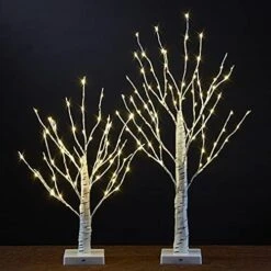 LIGHTSHARE 4 Feet 6 Feet And 8 Feet Birch Tree,Warm White, For Home,Pack Of 3, Festival, Party, And Christmas Decoration, Indoor And Outdoor Use -Artificial Trees Store 51I0LwHnp2L. AC