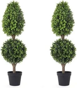 Bornbridge Artificial Topiary Ball Tree - 4' Ball Tree - Indoor/Outdoor Topiary Trees - Artificial Outdoor Plants (2 Pack, Wintergreen - Pinnacle) 14 Bornbridge Artificial Topiary Ball Tree - 4' Ball Tree - Indoor/Outdoor Topiary Trees - Artificial Outdoor Plants (2 Pack, Wintergreen - Pinnacle) -Artificial Trees Store 51Itegifd4L. AC