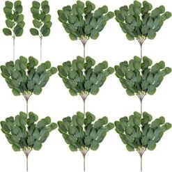 WILLBOND 30 Pieces Artificial Eucalyptus Leaf Stem Long Eucalyptus Artificial Greenery Leaves For Wedding, Holiday, Garden, Home, Office, Greens Decor -Artificial Trees Store 51JPNNrLF0L. AC