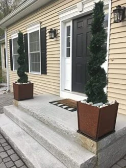 Two 6 Foot 4 Inches Artificial Cypress Spiral Topiary Trees Potted Indoor Or Outdoor -Artificial Trees Store 51JYB8hUtIL