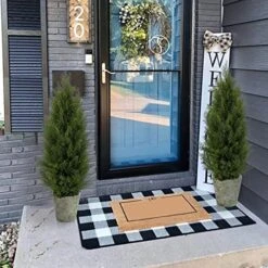 SeelinnS Artificial Cedar Pine Tree Christmas Tree Artificial Topiary Cedar Trees Potted UV Rated Plant For Home Decor Indoors And Outdoors 3FT Fake Plants Tall Artificial Plants Shrubs (2 Pack) -Artificial Trees Store 51LCP640ZOL