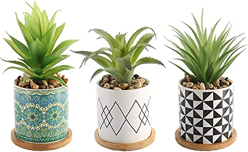 Letinaner Artificial Succulent Plants Fake Pineapple In Pots Artificial Faux Plants Greenery Decorations For Hotel Restaurant Home Office Kitchen Table, Set Of 3 3 Letinaner Artificial Succulent Plants Fake Pineapple In Pots Artificial Faux Plants Greenery Decorations For Hotel Restaurant Home Office Kitchen Table, Set Of 3