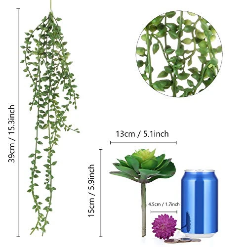 Meneco Faux Succulents Artificial Plants – 16 Pack Lifelike Fake Succulent Plants Unpotted 8 Meneco Faux Succulents Artificial Plants – 16 Pack Lifelike Fake Succulent Plants Unpotted - Image 6