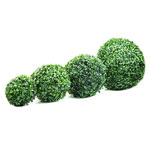 Junshi11 Artificial Plant Topiary Ball Faux Boxwood Decorative Balls For Home Office Desk Table Room Decoration, Garden Wedding Decor, Indoor Outdoor Artificial Plant Ball 18 Cm 3 Junshi11 Artificial Plant Topiary Ball Faux Boxwood Decorative Balls For Home Office Desk Table Room Decoration, Garden Wedding Decor, Indoor Outdoor Artificial Plant Ball 18 Cm