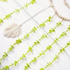 Heemlaxie Macrame Boho Wall Hanging Decor Woven Tapestry Wedding Christmas Backdrop Decoration For Home Apartment Nursery Bedroom Dorm Room (white) -Artificial Trees Store 51MF0Y5D9BL