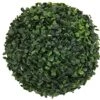 MODEENI Boxwood Topiary Ball 11 Inch Green Artificial Plant Real Look Home Decor Indoor/Outdoor For Porch Patio Or Wedding Round Bush Shrub, Modern Fresh With Hanging Chain -Artificial Trees Store 51MWSAkcctL