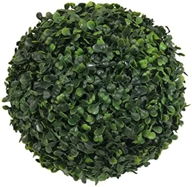 MODEENI Boxwood Topiary Ball 11 Inch Green Artificial Plant Real Look Home Decor Indoor/Outdoor For Porch Patio Or Wedding Round Bush Shrub, Modern Fresh With Hanging Chain 10 MODEENI Boxwood Topiary Ball 11 Inch Green Artificial Plant Real Look Home Decor Indoor/Outdoor For Porch Patio Or Wedding Round Bush Shrub, Modern Fresh With Hanging Chain - Image 8