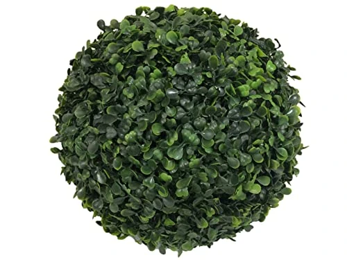 MODEENI Boxwood Topiary Ball 11 Inch Green Artificial Plant Real Look Home Decor Indoor/Outdoor For Porch Patio Or Wedding Round Bush Shrub, Modern Fresh With Hanging Chain 3 MODEENI Boxwood Topiary Ball 11 Inch Green Artificial Plant Real Look Home Decor Indoor/Outdoor For Porch Patio Or Wedding Round Bush Shrub, Modern Fresh With Hanging Chain