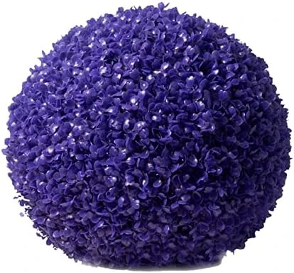 XYXHEII Round Artificial Grass Balls, Artificial Plant Topiary Balls, Faux Boxwood Decorative Balls, For Backyard, Balcony, Garden, Wedding And Home Decorative (Purple 35cm) 16 XYXHEII Round Artificial Grass Balls, Artificial Plant Topiary Balls, Faux Boxwood Decorative Balls, For Backyard, Balcony, Garden, Wedding And Home Decorative (Purple 35cm) - Image 14