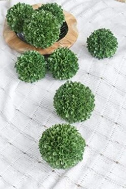 A&B Home 4" Faux Boxwood Topiary Ball Botanical/Green, Modern Greenary Home Décor -Artificial Trees Store 51MvbR498WL