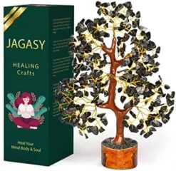 JAGASY Lapis Lazuli - Crystal Tree Of Life - Gemstone Money Tree - Holistic Gifts For Women - Crystal Bonsai Tree - Desk Decorations For Women Office - Meditation Decor - Good Luck Spiritual Gift -Artificial Trees Store 51N53UgLNSL. AC
