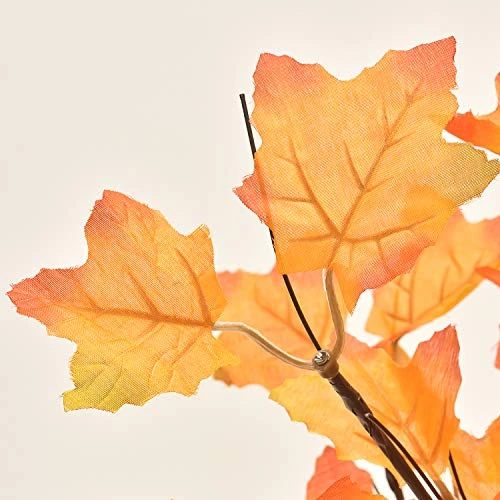 Lvydec Lighted Artificial Fall Maple Tree Clearance, 23-Inch Battry Operated Tabletop Autumn Tree For Home Festival Decoration, Warm White Light 5 Lvydec Lighted Artificial Fall Maple Tree Clearance, 23-Inch Battry Operated Tabletop Autumn Tree For Home Festival Decoration, Warm White Light - Image 3