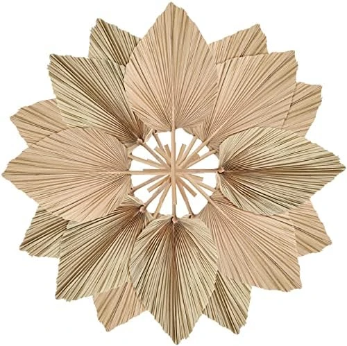 Nuanchu Natural Dried Palm Leaves Boho Palm Leaves Decor Heart Round Shape Palm Fans Tropical Palm Leaves Decoration Dried Palm Leaves Decor For Holidays Weddings Party Kitchen (Heart Shape, 9) 10 Nuanchu Natural Dried Palm Leaves Boho Palm Leaves Decor Heart Round Shape Palm Fans Tropical Palm Leaves Decoration Dried Palm Leaves Decor For Holidays Weddings Party Kitchen (Heart Shape, 9) - Image 8