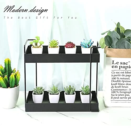 Artificial Succulent Plants Fake Succulent Plants Artificial Faux Succulents 4pcs Mini Potted Succulents For Home Office Room Decoration (D) 5 Artificial Succulent Plants Fake Succulent Plants Artificial Faux Succulents 4pcs Mini Potted Succulents For Home Office Room Decoration (D) - Image 3