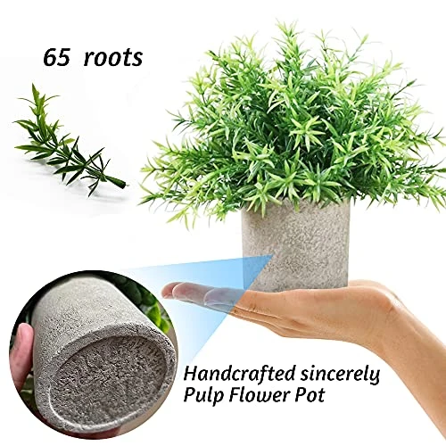 Vista Mini Potted Fake Plants Eucalyptus Artificial Plants Boxwood And Rosemary 3 Pack Neutral Color Pot In Home Office Desk Decoration 4 Vista Mini Potted Fake Plants Eucalyptus Artificial Plants Boxwood And Rosemary 3 Pack Neutral Color Pot In Home Office Desk Decoration - Image 2
