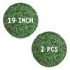 Decwin 2 Pcs 19 Inch Artificial Boxwood Ball 4 Layers Large Topiary Balls UV-Proof Round Greenery Balls For Indoor Outdoor Garden Backyard Patio Indoor Outdoor Front Door Decor, Assembly Needed 1 Decwin 2 Pcs 19 Inch Artificial Boxwood Ball 4 Layers Large Topiary Balls UV-Proof Round Greenery Balls For Indoor Outdoor Garden Backyard Patio Indoor Outdoor Front Door Decor, Assembly Needed -Artificial Trees Store 51Q1BJRnAML