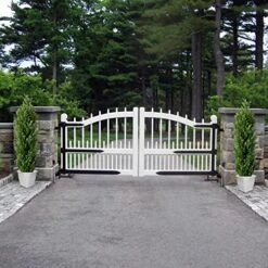 THE BLOOM TIMES 2 Pack Topiary Trees Artificial Outdoor Cedar Pine Fake Trees Potted UV Rated For Front Porch Faux Plants Indoor Decor (4 Feet, Green) -Artificial Trees Store 51Q43wiK45L