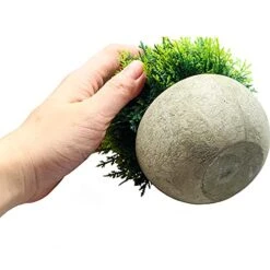 Svenee Mini Fake Cypress Cedar Plants For Bathroom Home Office Desk Decor, Small Artificial Faux Greenery For Farmhouse Decorations (Potted Plants) (1) -Artificial Trees Store 51Q6r5g9fvS