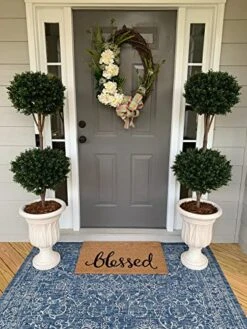 Silk Tree Warehouse Company Inc Two 56 Inch Outdoor Artificial Boxwood Double Ball Topiary Trees Potted Plants 9 Silk Tree Warehouse Company Inc Two 56 Inch Outdoor Artificial Boxwood Double Ball Topiary Trees Potted Plants -Artificial Trees Store 51QrXI56olL