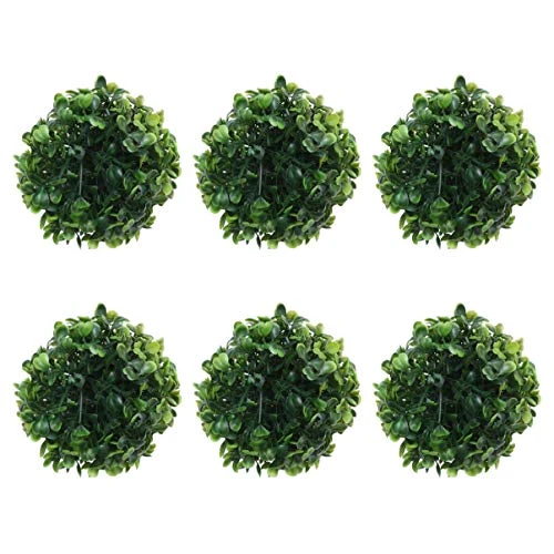 ARTIBETTER 6pcs 10cm Artificial Boxwood Ball Topiary Plants Round For Home Wedding Party Decor Garden Front Patio Planter Deck Backyard Indoor Outdoor Decor Green 3 ARTIBETTER 6pcs 10cm Artificial Boxwood Ball Topiary Plants Round For Home Wedding Party Decor Garden Front Patio Planter Deck Backyard Indoor Outdoor Decor Green