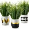 Artificial Plants Small Faux Plant Decor 3Pcs Fake Potted Plant Faux Plants In Pots Fake Grass Pot For Home Table Office Desk Room Bathroom House Indoor Decorative Gifts 2 Artificial Plants Small Faux Plant Decor 3Pcs Fake Potted Plant Faux Plants In Pots Fake Grass Pot For Home Table Office Desk Room Bathroom House Indoor Decorative Gifts -Artificial Trees Store 51Ro548mc0L
