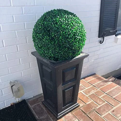 15 Inch Artificial Boxwood Balls Topiary, Faux Plants Boxwood Decorative Balls For Backyard, Balcony,Garden, Wedding And Home Décor (2 Pack) 7 15 Inch Artificial Boxwood Balls Topiary, Faux Plants Boxwood Decorative Balls For Backyard, Balcony,Garden, Wedding And Home Décor (2 Pack) - Image 5