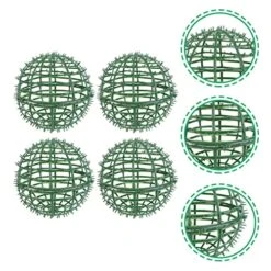 BESTOYARD 4pcs Boxwood Topiary Ball Frames DIY Boxwood Ball Support Cage Topiary Plants Round Frame Flower Arrangement Garden Outdoor Decor 20cm 11 BESTOYARD 4pcs Boxwood Topiary Ball Frames DIY Boxwood Ball Support Cage Topiary Plants Round Frame Flower Arrangement Garden Outdoor Decor 20cm -Artificial Trees Store 51TwsqATX2L