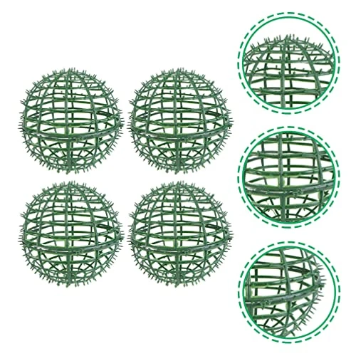 BESTOYARD 4pcs Boxwood Topiary Ball Frames DIY Boxwood Ball Support Cage Topiary Plants Round Frame Flower Arrangement Garden Outdoor Decor 20cm 7 BESTOYARD 4pcs Boxwood Topiary Ball Frames DIY Boxwood Ball Support Cage Topiary Plants Round Frame Flower Arrangement Garden Outdoor Decor 20cm - Image 5
